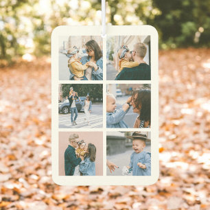 Family 12 Photo Modern Car Air Freshener