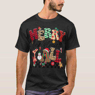 Family 2024 Merry Christmas Y'All Buffalo Plaid Re T-Shirt