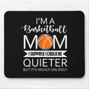 Family 365 I'm A Bysketbyll Mum Fun Sayings Bysket Mouse Pad