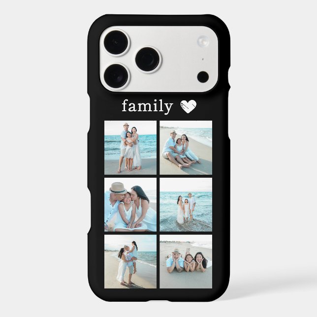 Family 6 Photo Black (Back)