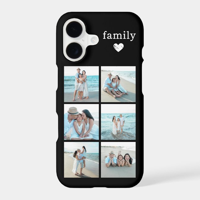 Family 6 Photo Black (Back)