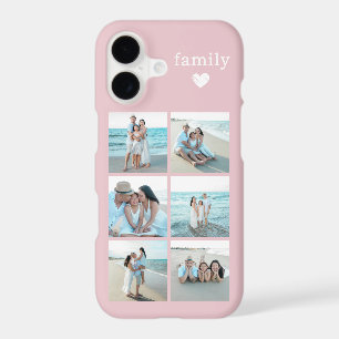 Family 6 Photo Blush Pink