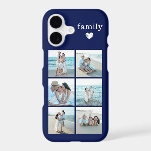 Family 6 Photo Navy Blue