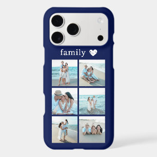 Family 6 Photo Navy Blue