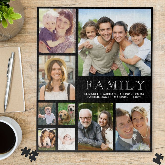 Family 9 Photo Collage Jigsaw Puzzle (Creator Uploaded)