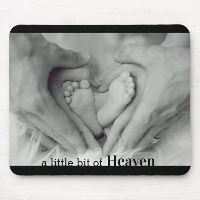 Family- a little bit of Heaven Mouse Pad (Front)