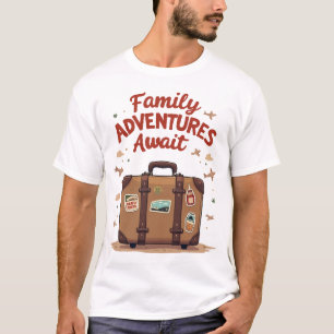 Family Adventures Await T-Shirt