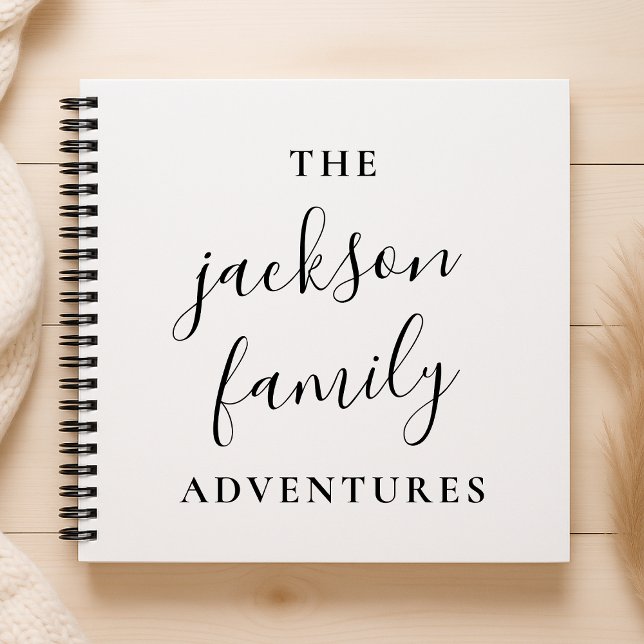 Family Adventures | Original Modern Minimalist Notebook (Creator Uploaded)
