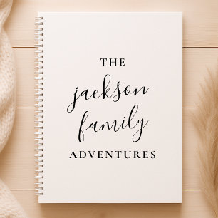 Family Adventures Original Modern Minimalist Planner