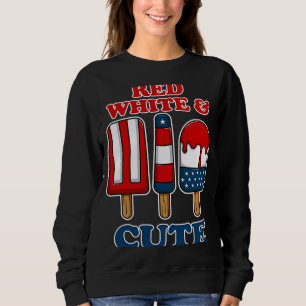 Family American Ice & Popsicle USA Red White Blue Sweatshirt