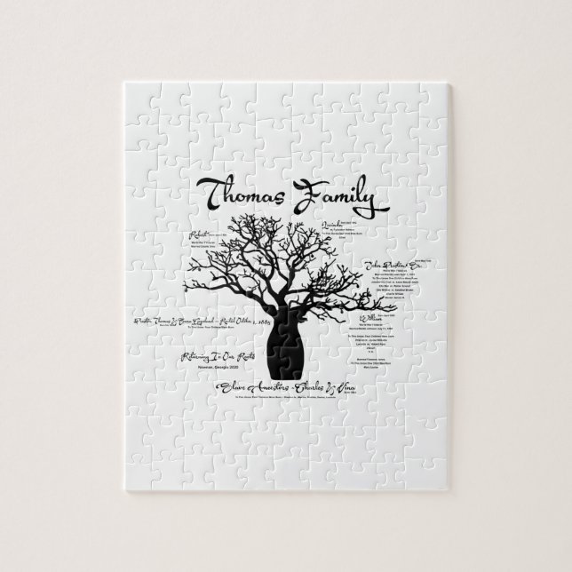 Family Ancestor Puzzle (Vertical)