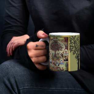 Family Ancestry Tree Genealogy Large Coffee Mug