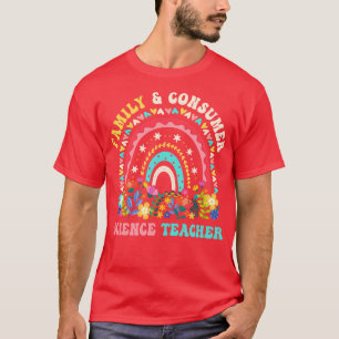 Family And Consumer Science Teacher Floral T-Shirt