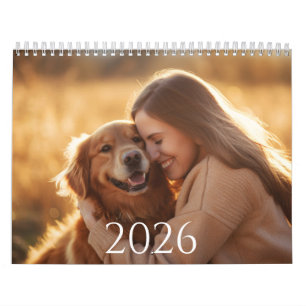 Family and Pets 12 Month Script Calendar