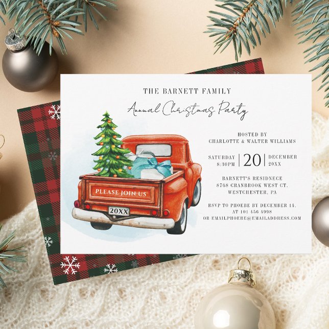 Family Annual Christmas Party Invitation (Family Annual Christmas Party Invitation)