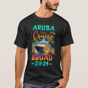 Family Aruba Cruise Squad 2025 Summer Vacation Mat T-Shirt