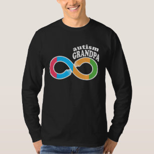 Family Autism Awareness Grandpa Rainbow Infinity S T-Shirt