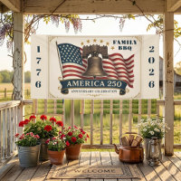 Family BBQ America 250 Anniversary 1776-2026 Rural