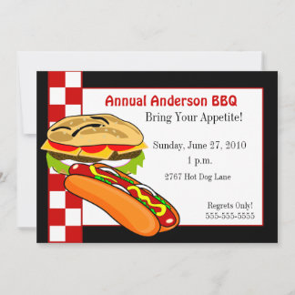 Family BBQ Invitation