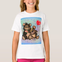 Family Bear Kids T-Shirt - Hug