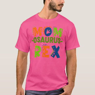 Family Birthday Dinosaur Women Mummy Saurus Holida T-Shirt