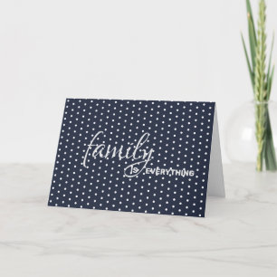 family birthday polka dots card