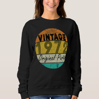Family Birthday Retro Vintage Graphic  50th Birthd Sweatshirt