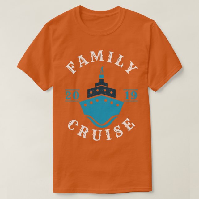 Family Boat Cruise Ship Funny Cruising Humour  T-Shirt (Design Front)