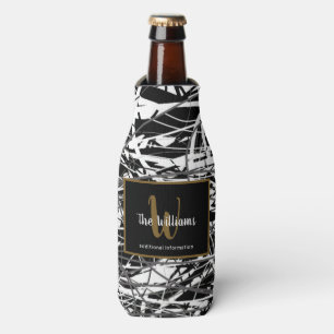 family brand name cool black bottle cooler