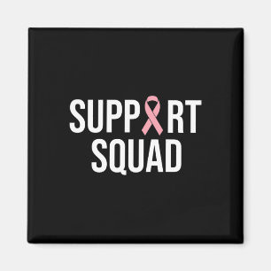 Family Breast Cancer Awareness Pink Ribbon Support Magnet
