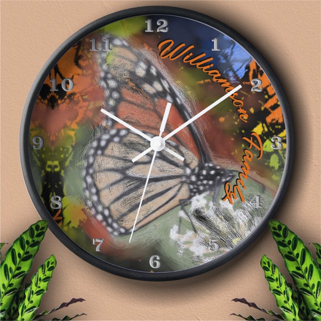 Family Butterfly PV02 Clock (Creator Uploaded)
