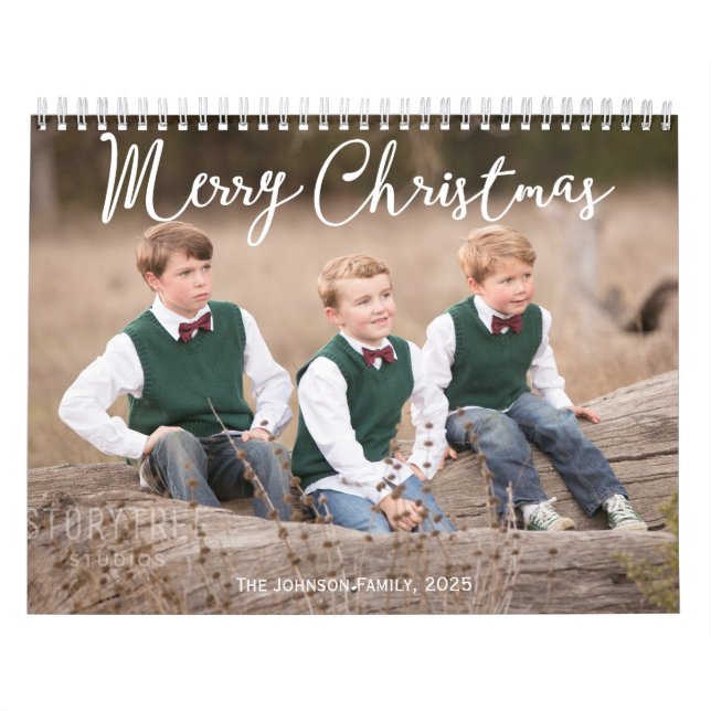 Family Calendar 2025 With Christmas Greetings (Cover)