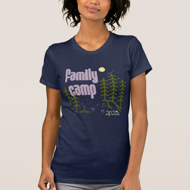Family Camp 2023 Fitted Adult T-Shirt (Front)