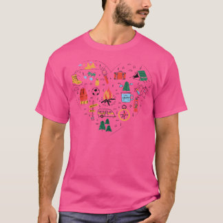 Family Camping Caravan Accessories Tent Travel Tra T-Shirt