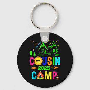 Family Camping Summer Vacation Crew Cousin Camp 20 Key Ring