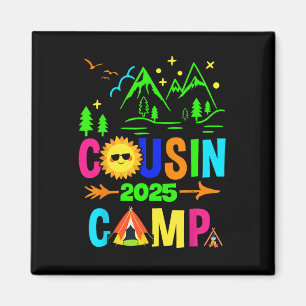 Family Camping Summer Vacation Crew Cousin Camp 20 Magnet