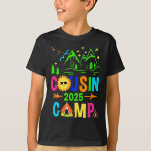 Family Camping Summer Vacation Crew Cousin Camp 20 T-Shirt