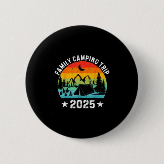 Family Camping Trip 2025 Matching Crew Summer Vaca 6 Cm Round Badge