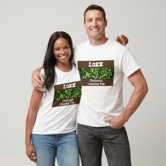 Family Camping Trip Green Summer Reunion Vacation T-Shirt