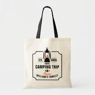 Family Camping Trip Template Tote Bag