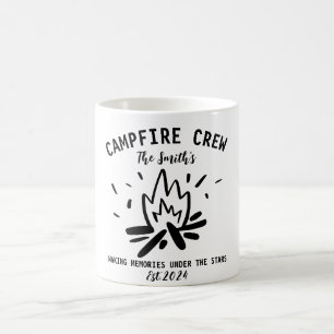 Family Camping Vacation 2024, Campfire Crew Coffee Mug
