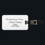 Family camping vacation custom add name dateSummer Luggage Tag<br><div class="desc">Design</div>