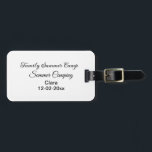 Family camping vacation custom add name dateSummer Luggage Tag<br><div class="desc">Design</div>