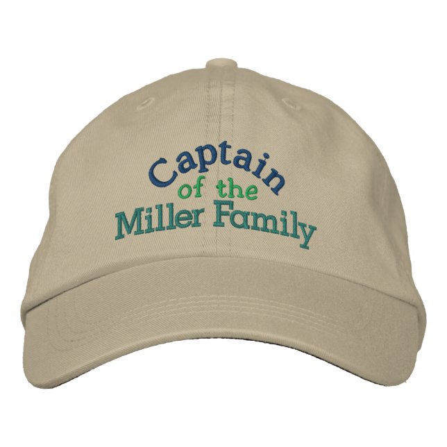 Family Captain Cap by SRF - Template (Front)