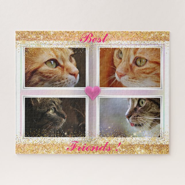 Family Cats Popular Gift Jigsaw Puzzle (Horizontal)