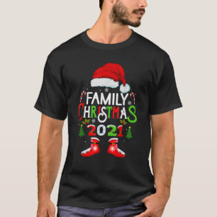 Family Christmas 2021 crew Xmas Squad santa funny  T-Shirt