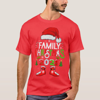 Family Christmas 2021 crew Xmas Squad santa funny  T-Shirt
