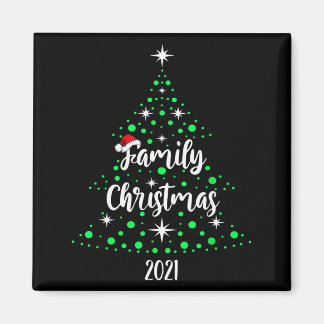 Family Christmas 2021 Magnet