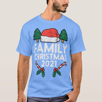Family Christmas 2021 Xmas PJs Matching Christmas  T-Shirt