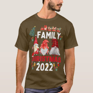 Family Christmas 2022 Matching s Squad Gnome Love  T-Shirt